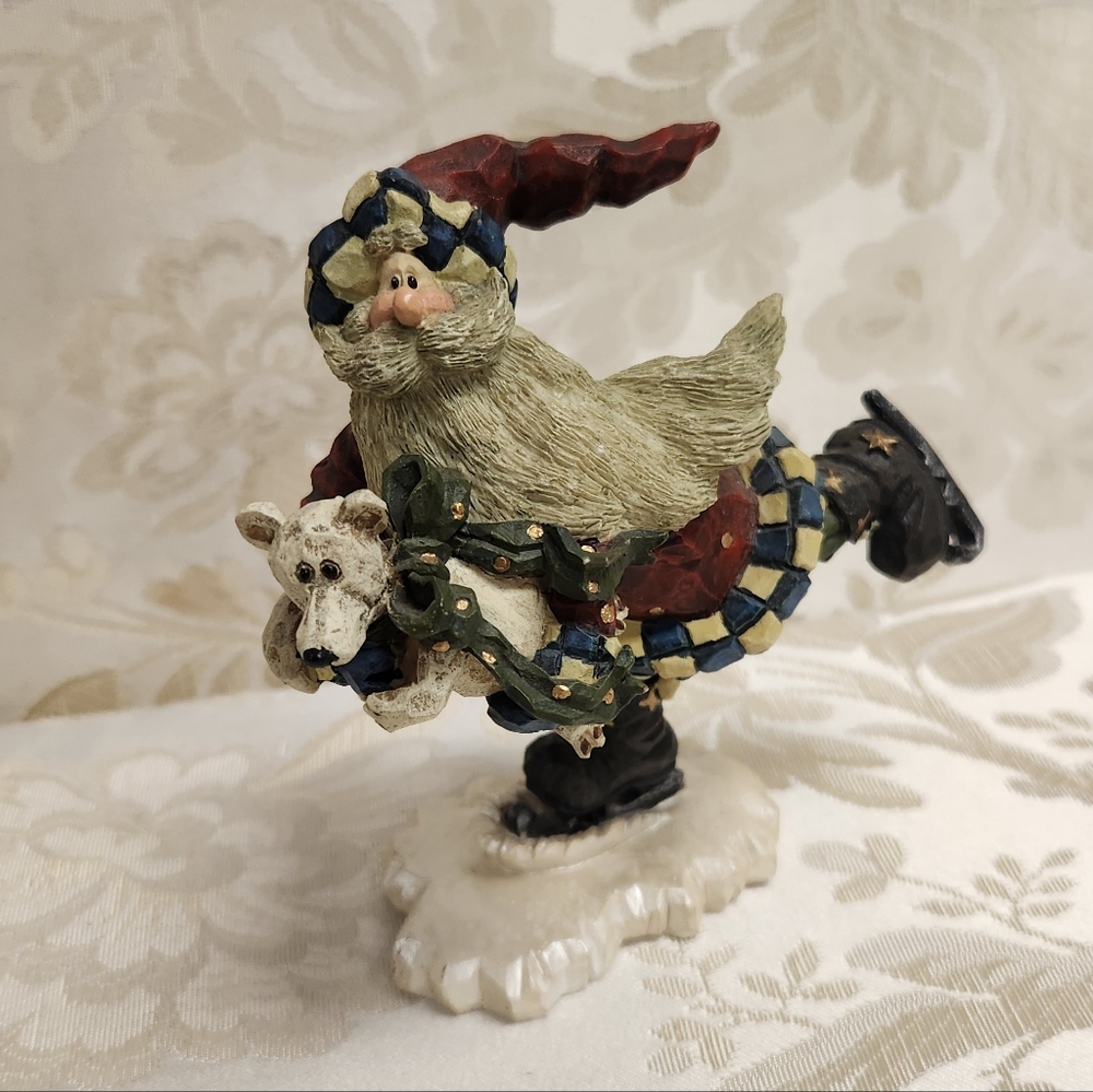 Boyd’s Collection Carvers Choice Santa Jr... Quick As A Flash Figurine